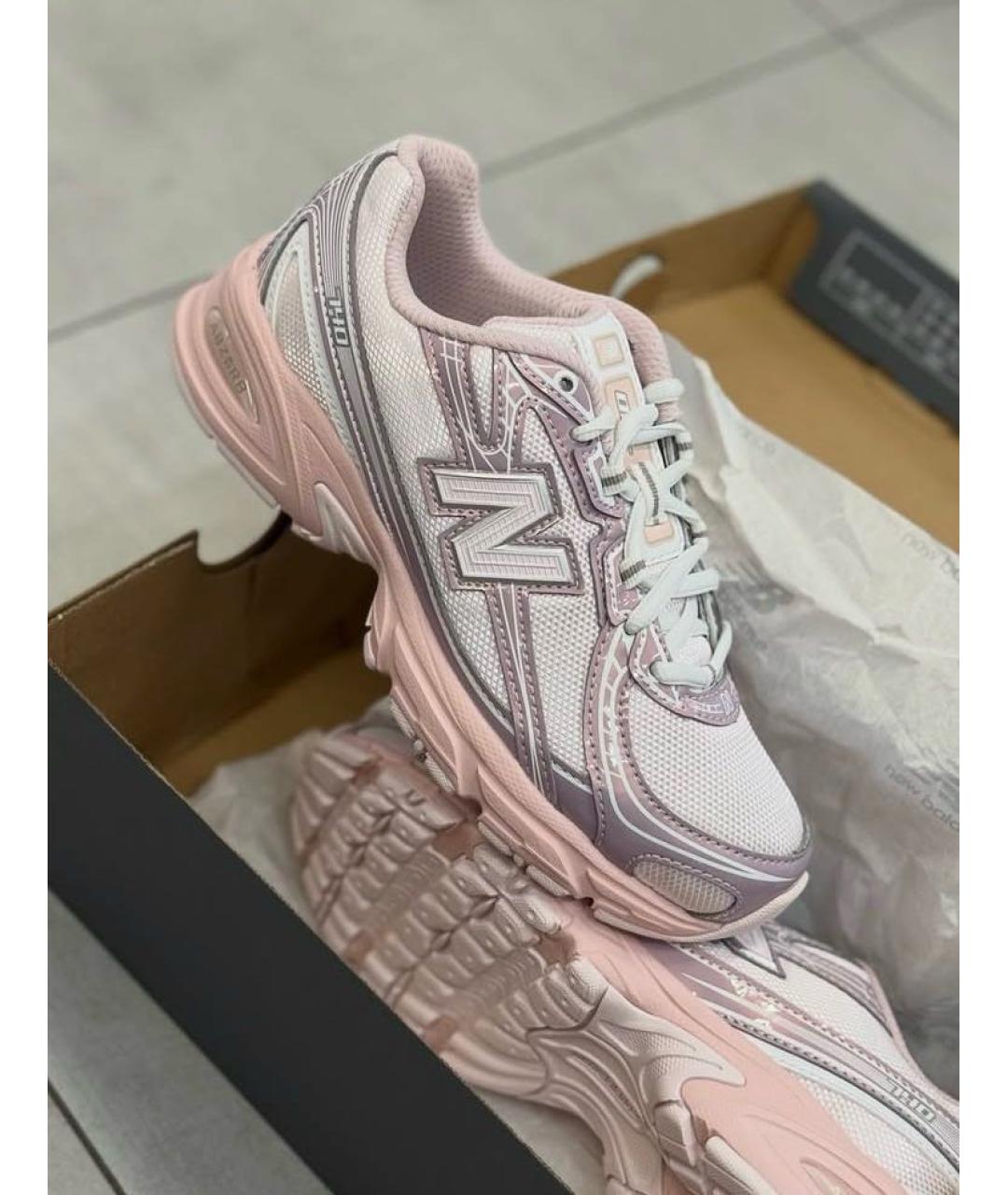 NEW BALANCE Розовые текстильные кроссовки, фото 8