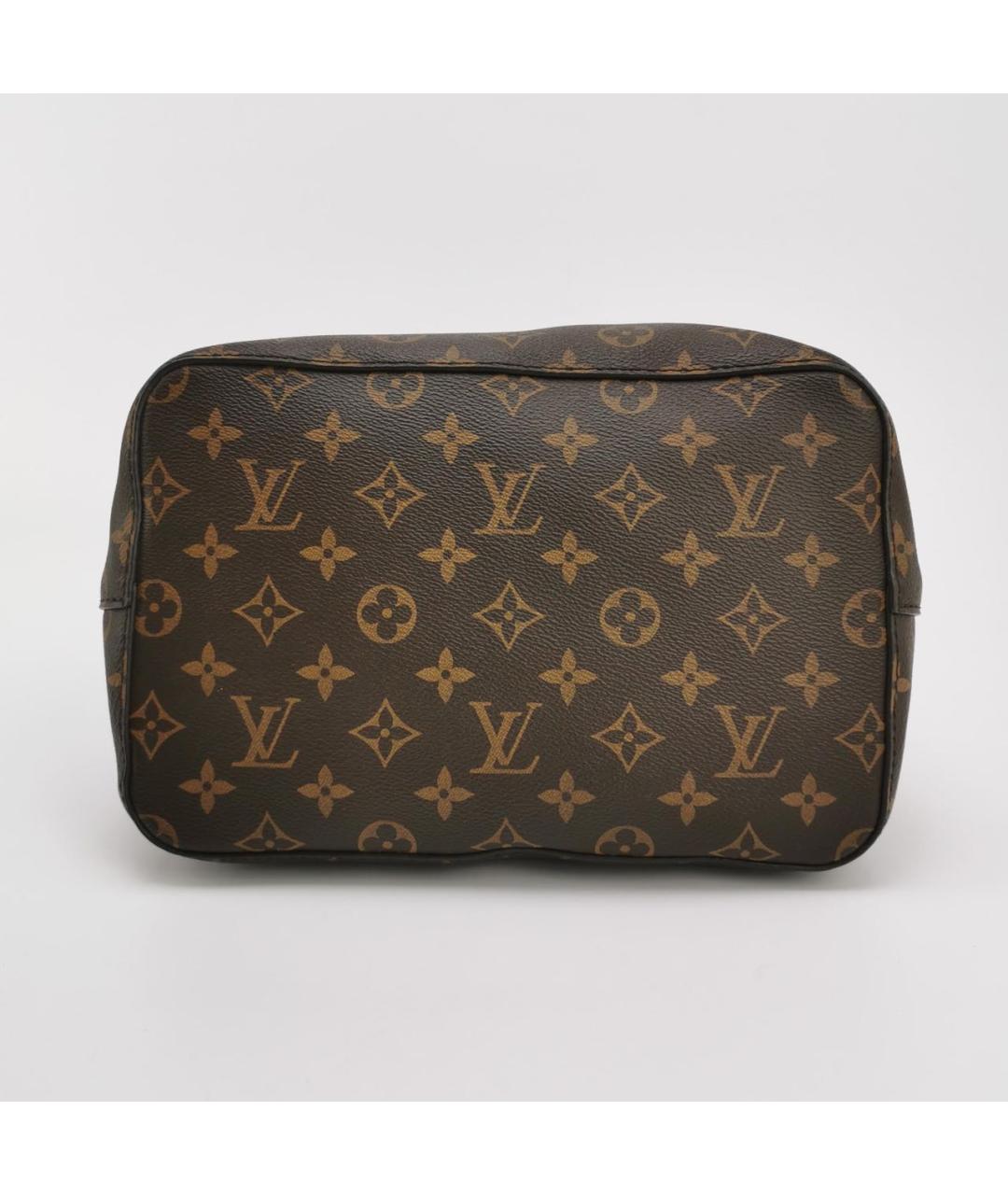 LOUIS VUITTON Коричневая кожаная сумка тоут, фото 4