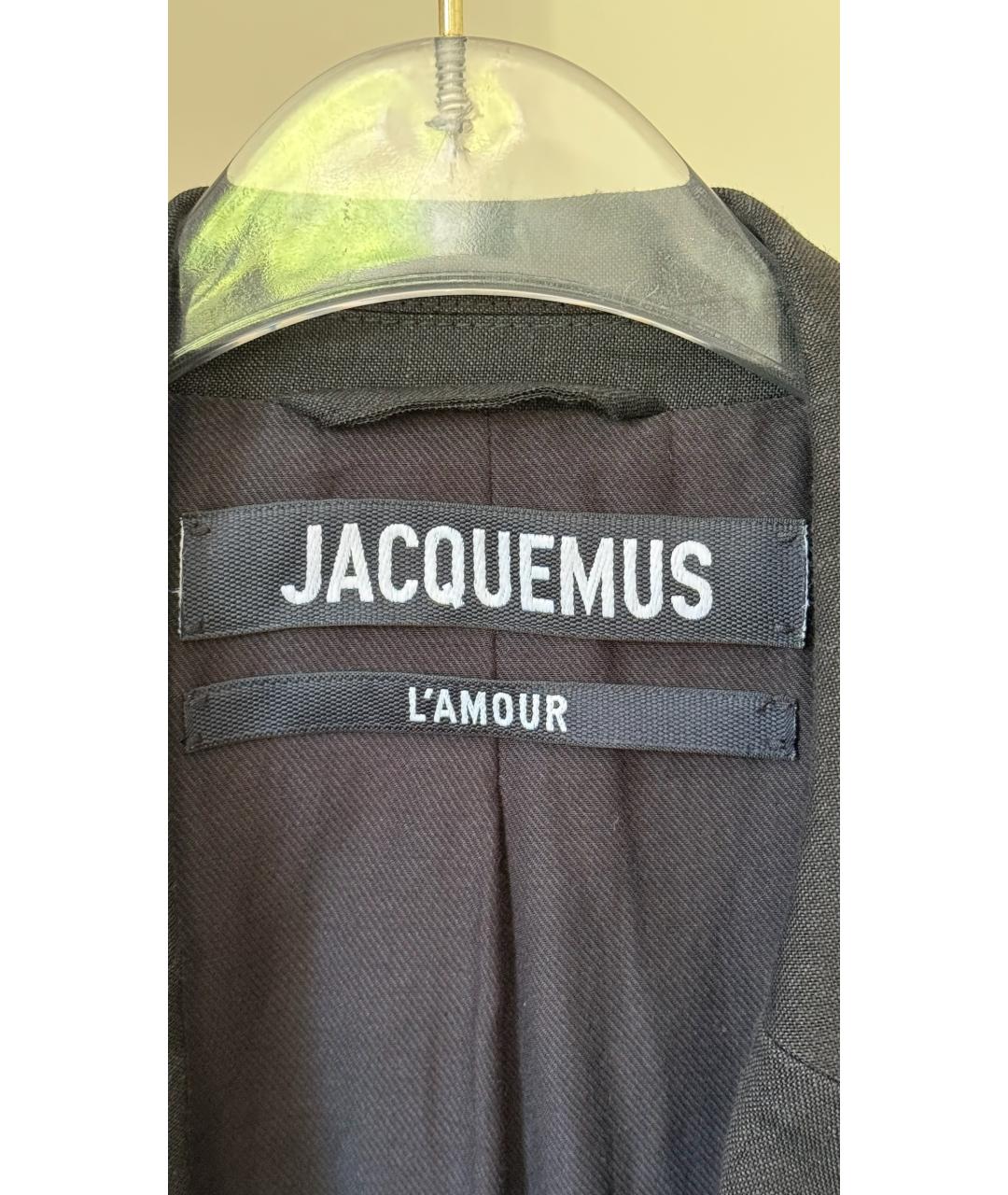 JACQUEMUS Черный костюм с брюками, фото 7