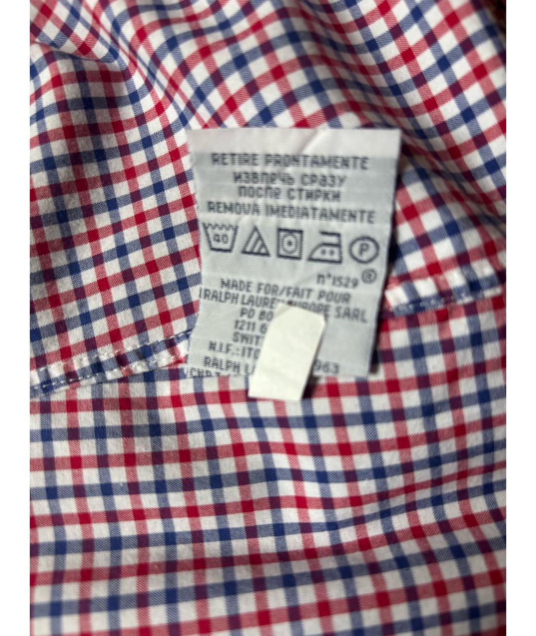 POLO RALPH LAUREN Мульти хлопковая классическая рубашка, фото 8