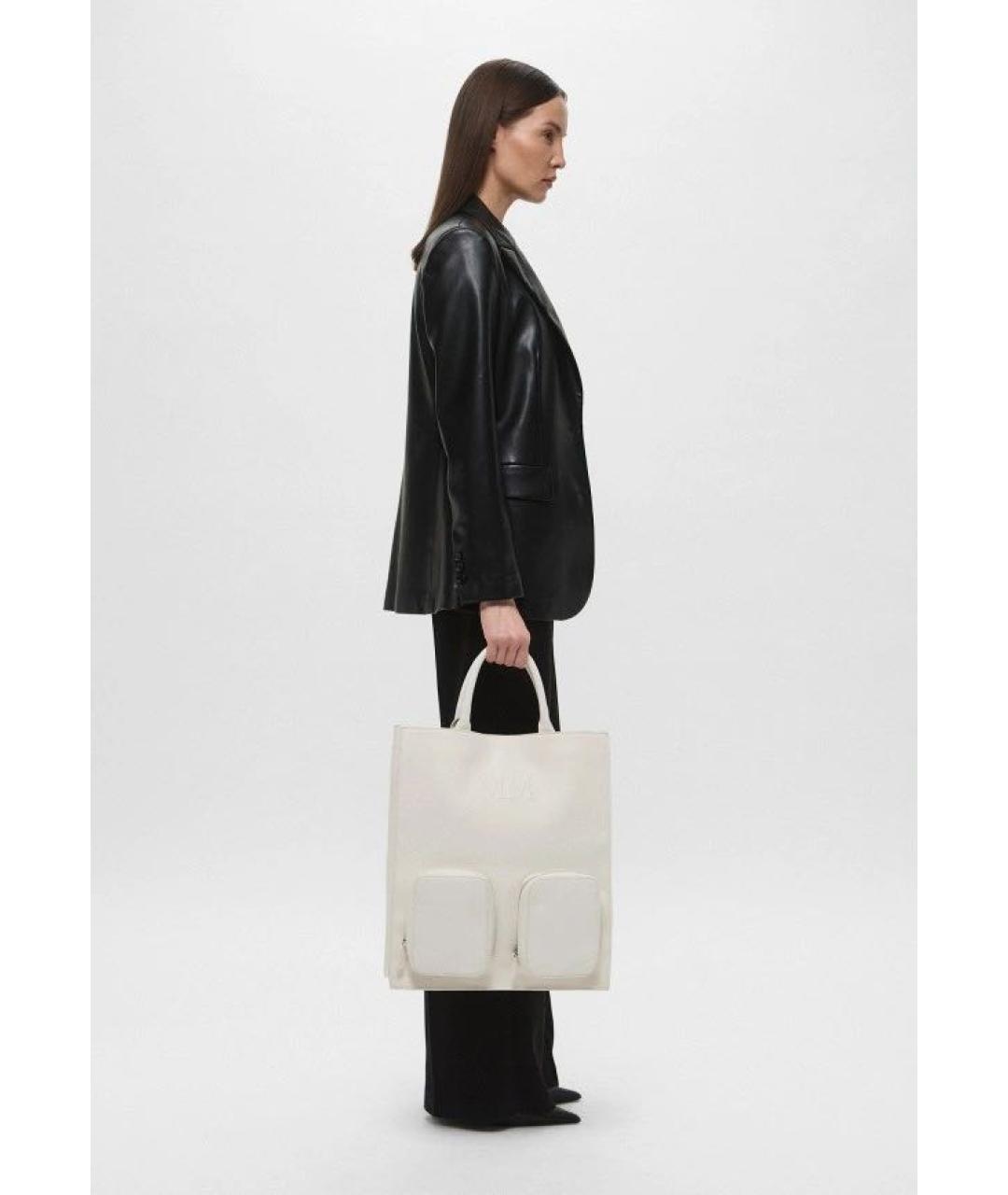 MAX MARA Белая сумка тоут, фото 2