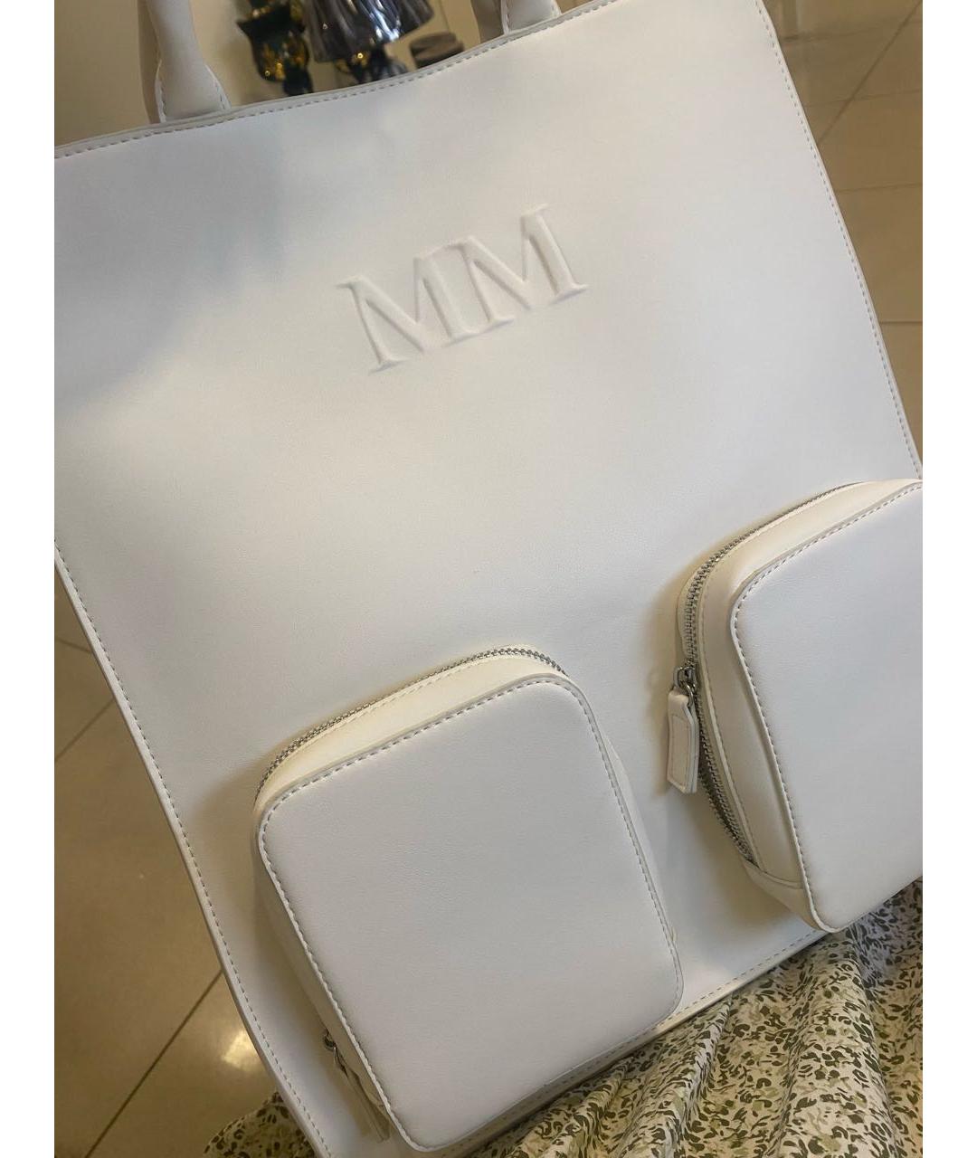 MAX MARA Белая сумка тоут, фото 6