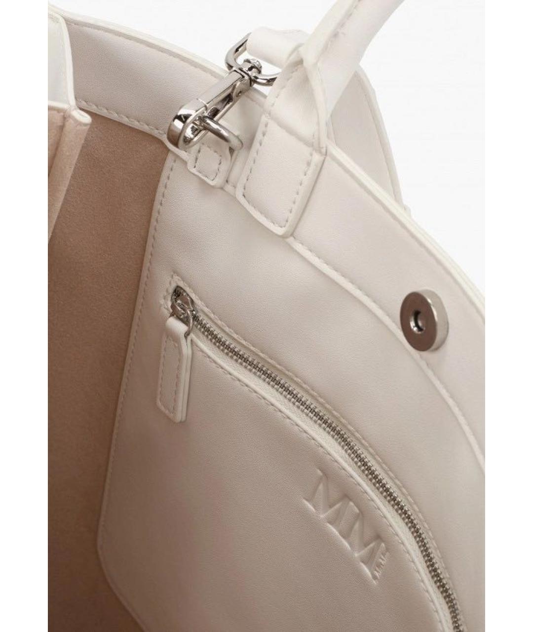 MAX MARA Белая сумка тоут, фото 4