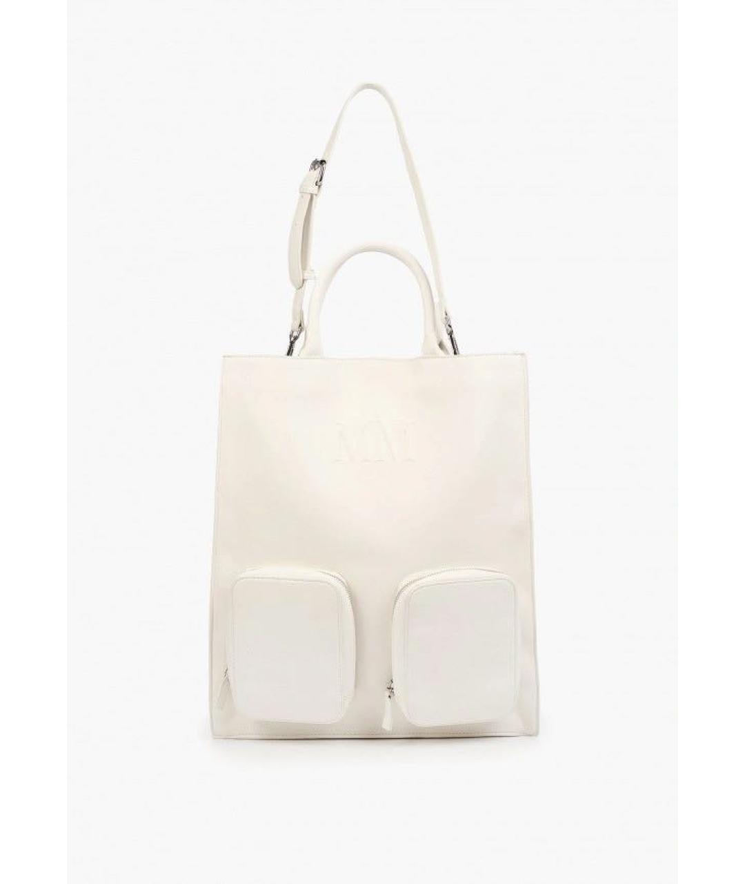 MAX MARA Белая сумка тоут, фото 7