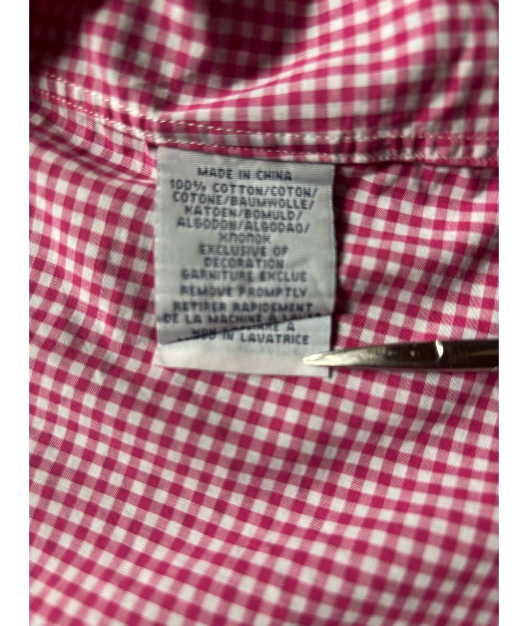 POLO RALPH LAUREN Коралловая хлопковая кэжуал рубашка, фото 7