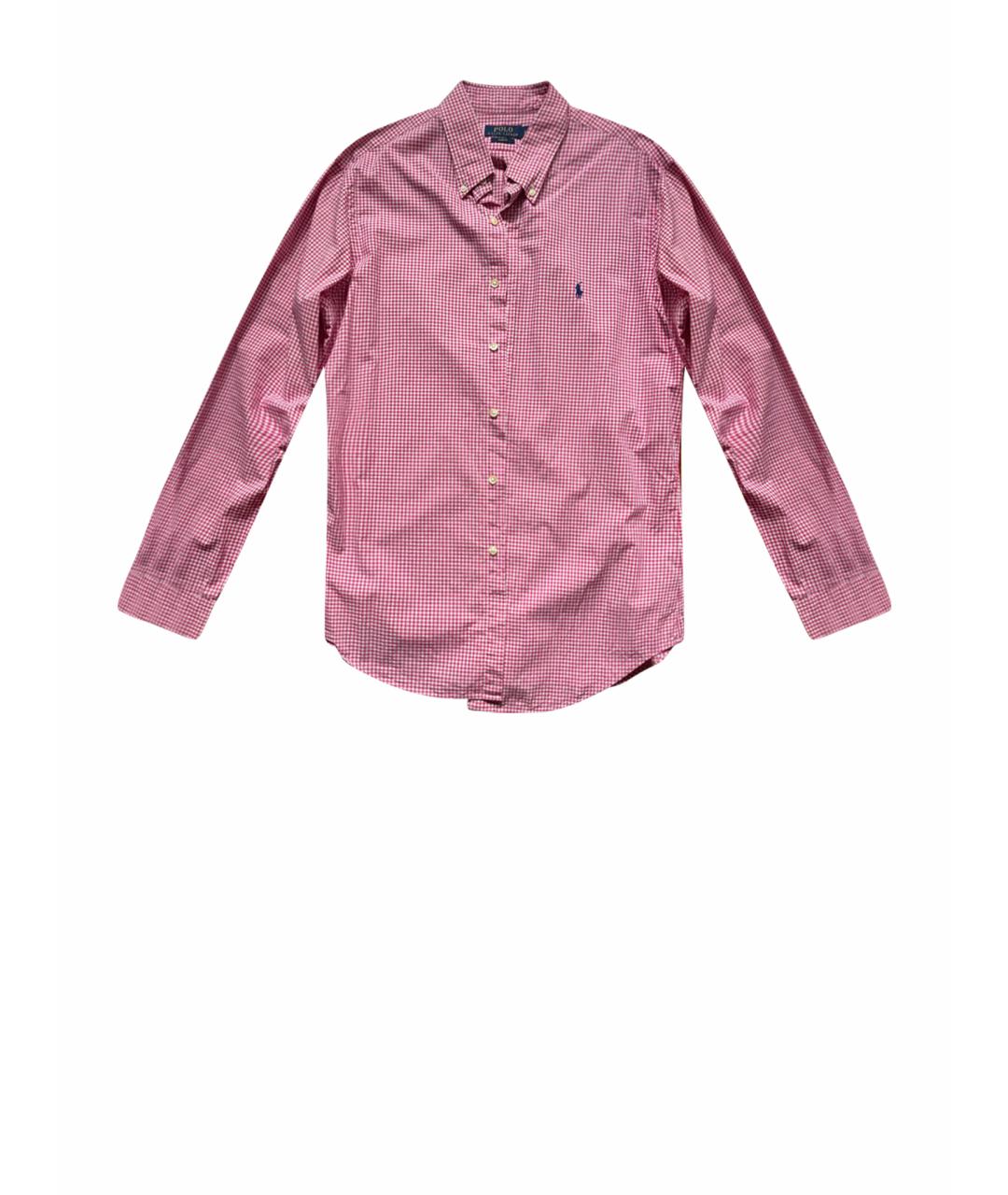 POLO RALPH LAUREN Коралловая хлопковая кэжуал рубашка, фото 1