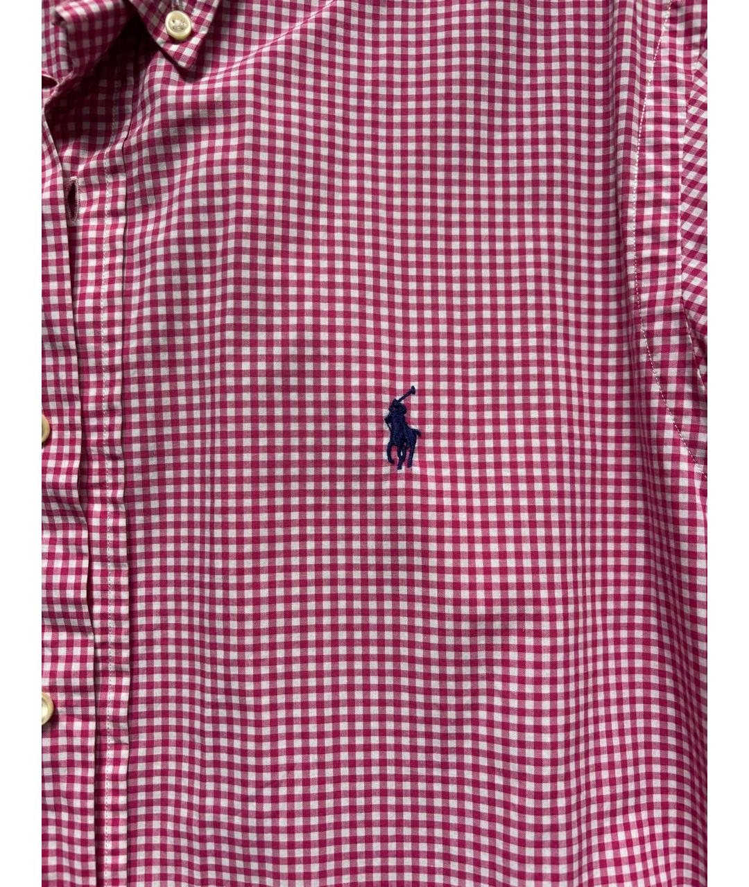 POLO RALPH LAUREN Коралловая хлопковая кэжуал рубашка, фото 4