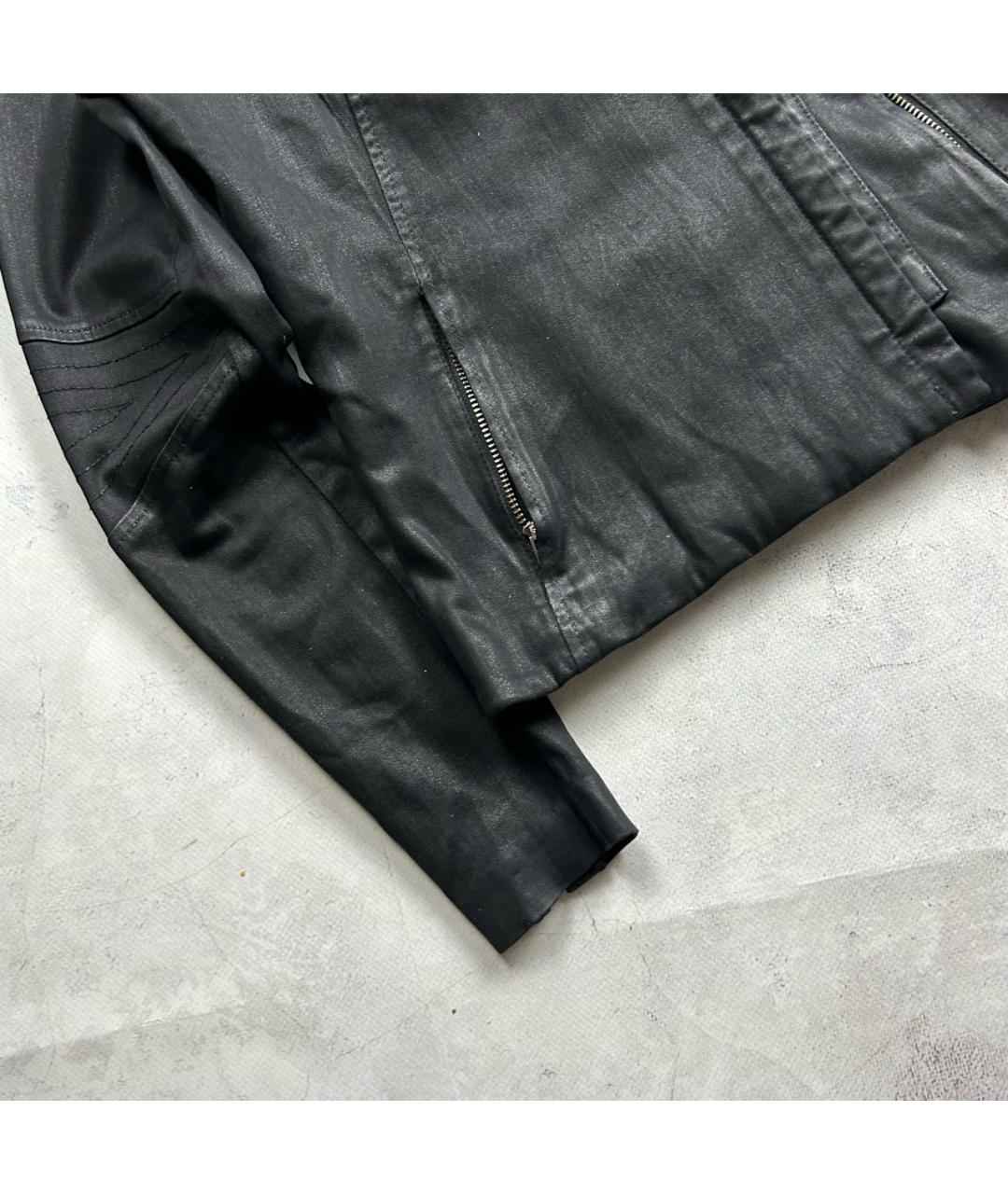 HELMUT LANG Черная деним куртка, фото 2