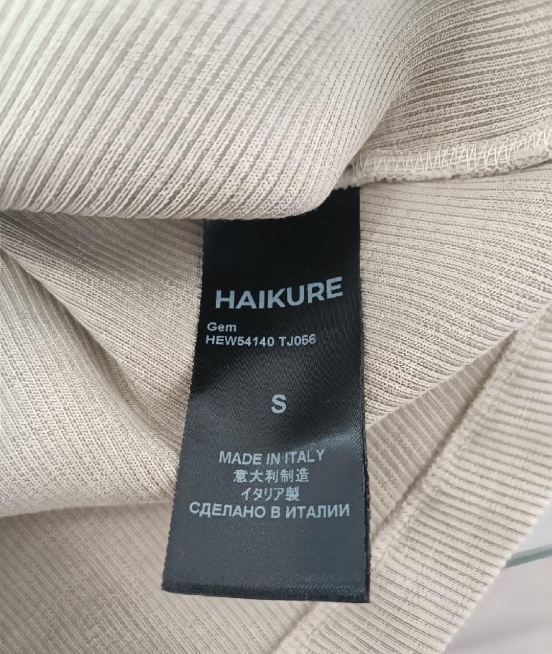HAIKURE Бежевая хлопковая майка, фото 4