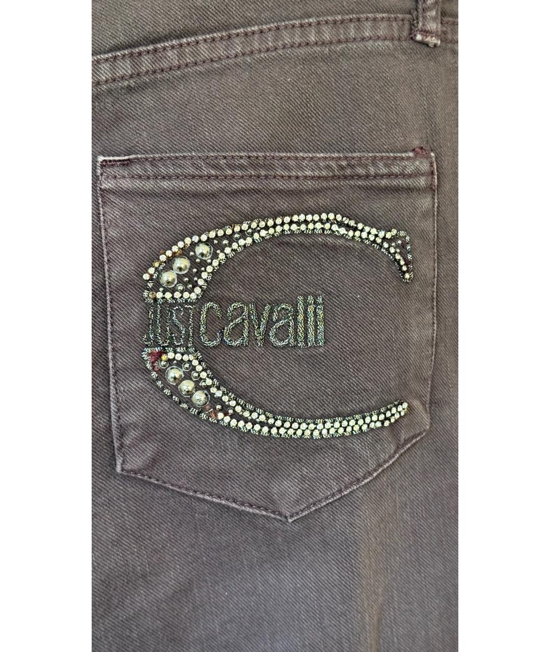 JUST CAVALLI Черные прямые джинсы, фото 3