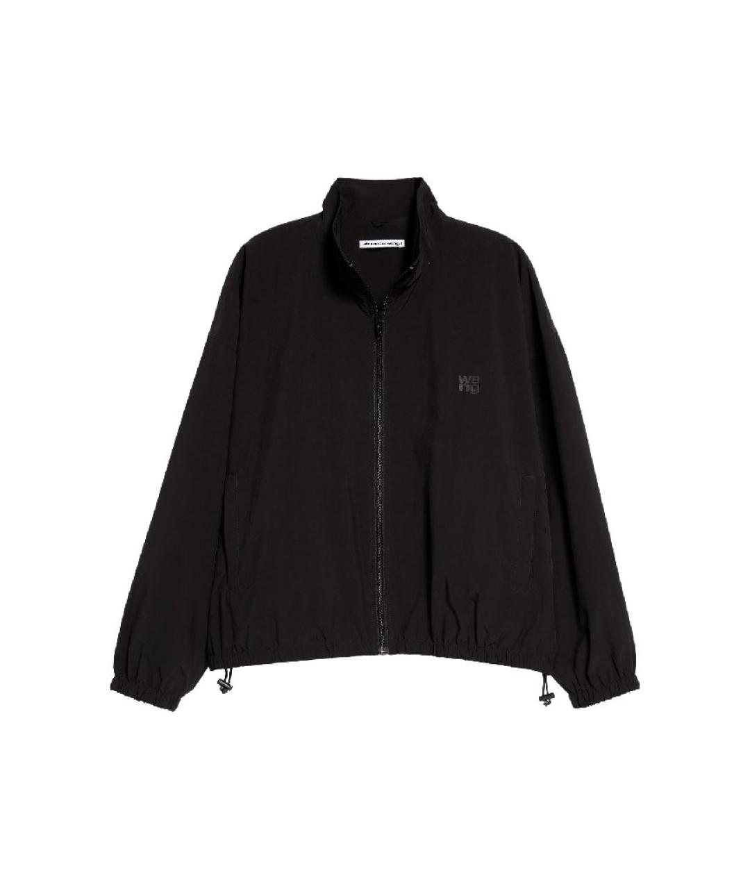T BY ALEXANDER WANG Черная полиэстеровая спортивная куртка, фото 1