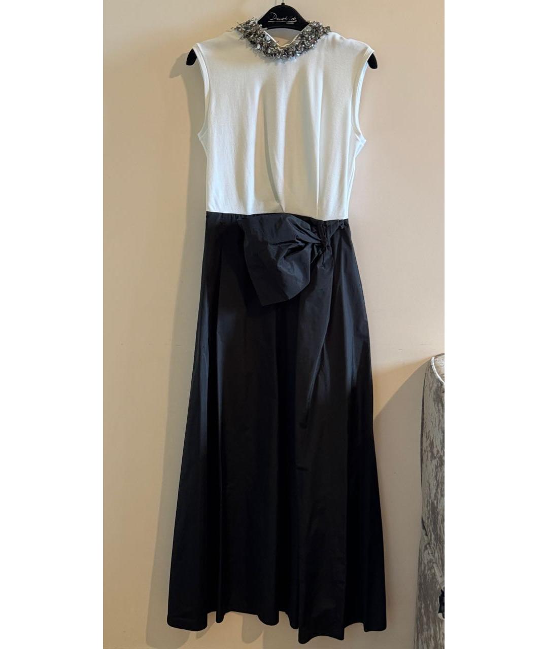 MAX MARA Черное вискозное коктейльное платье, фото 9