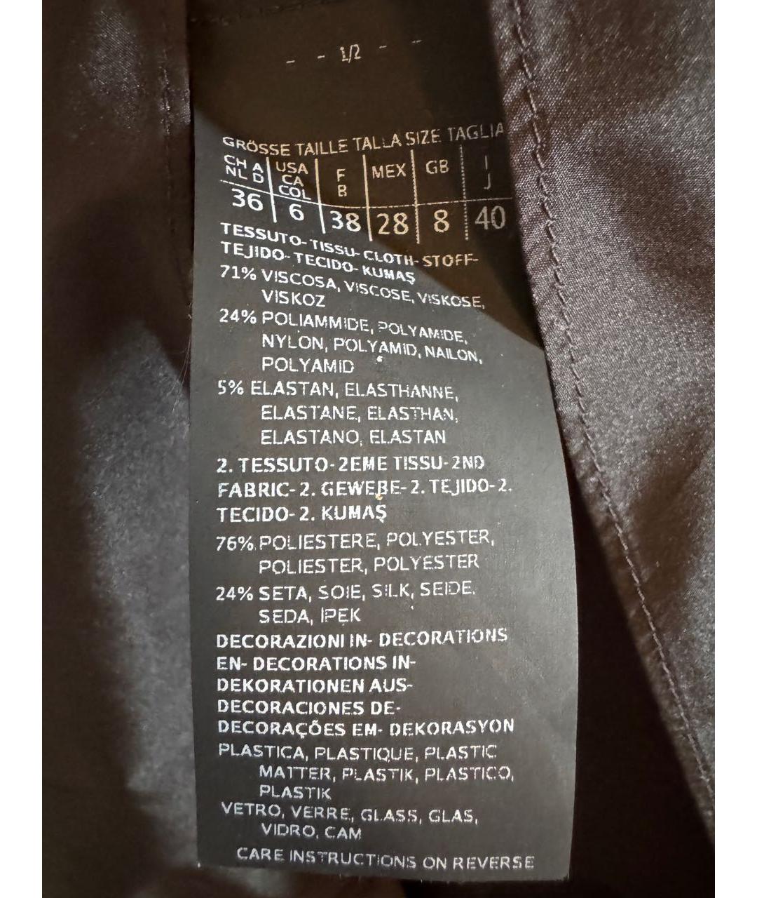 MAX MARA Черное вискозное коктейльное платье, фото 6