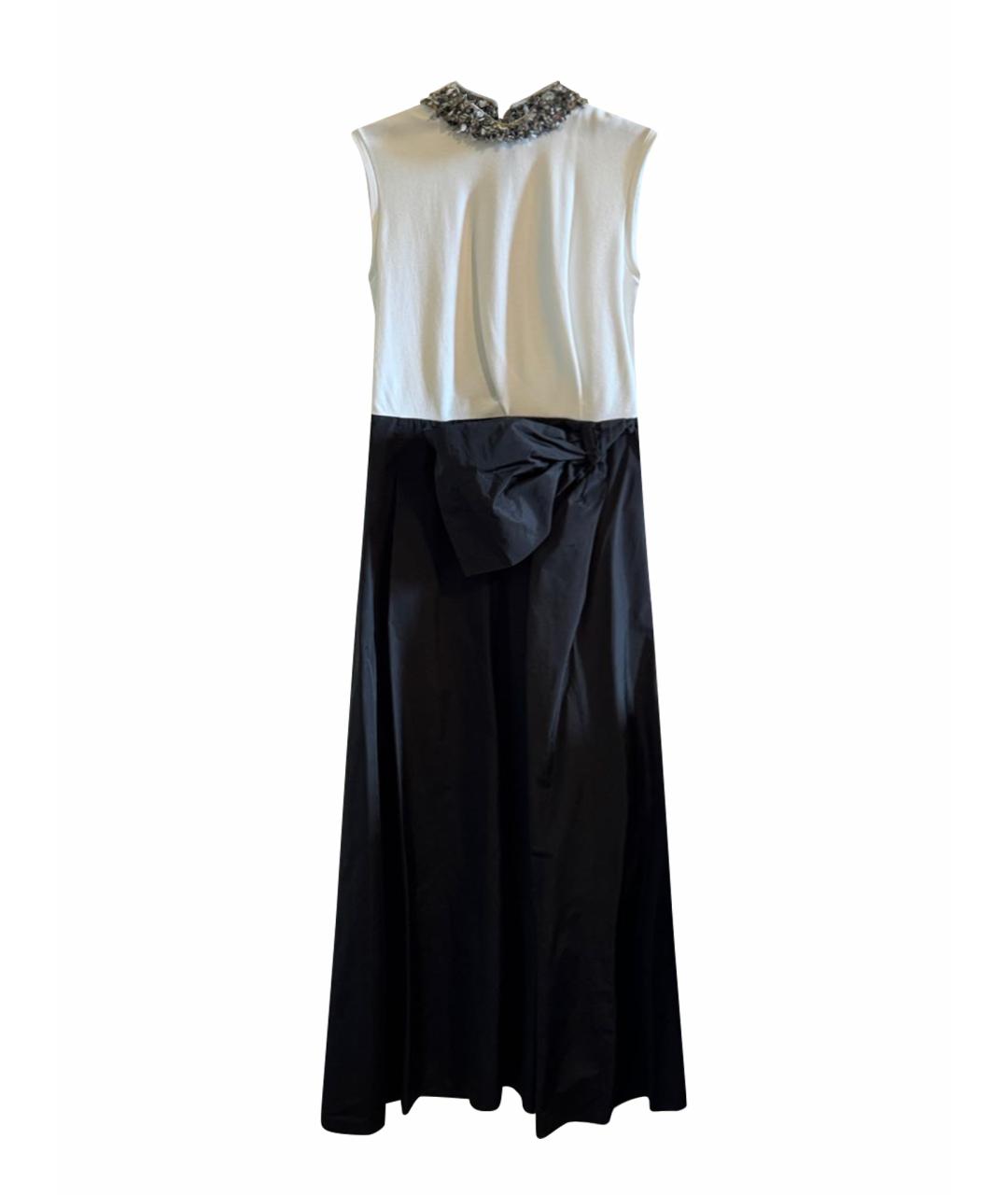 MAX MARA Черное вискозное коктейльное платье, фото 1