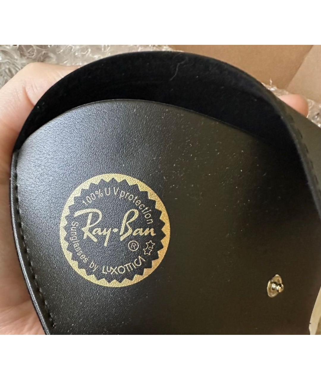 RAY BAN Черные солнцезащитные очки, фото 5