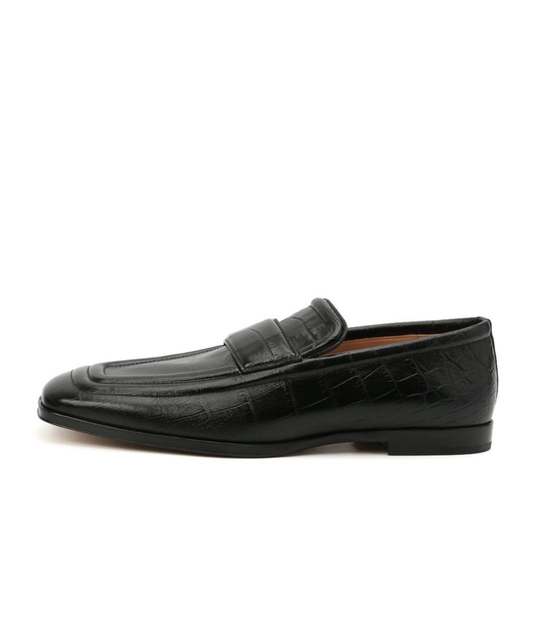 BOTTEGA VENETA Черные кожаные туфли, фото 5