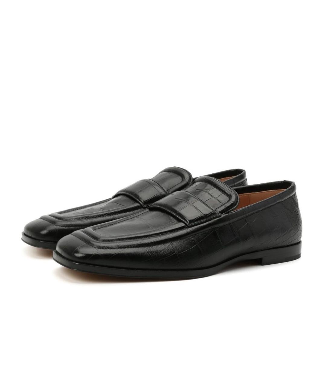 BOTTEGA VENETA Черные кожаные туфли, фото 2