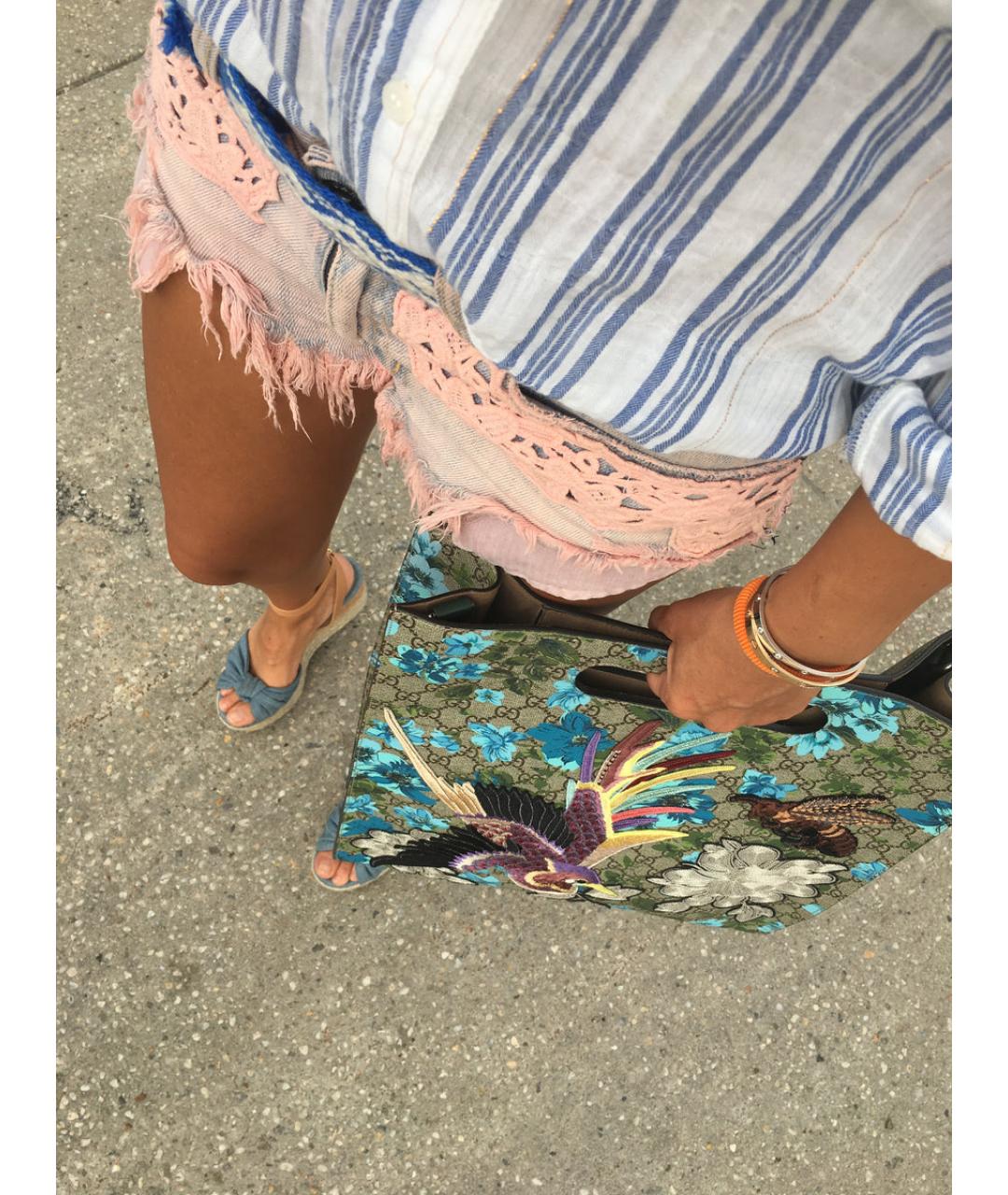 GUCCI Замшевая сумка тоут, фото 7