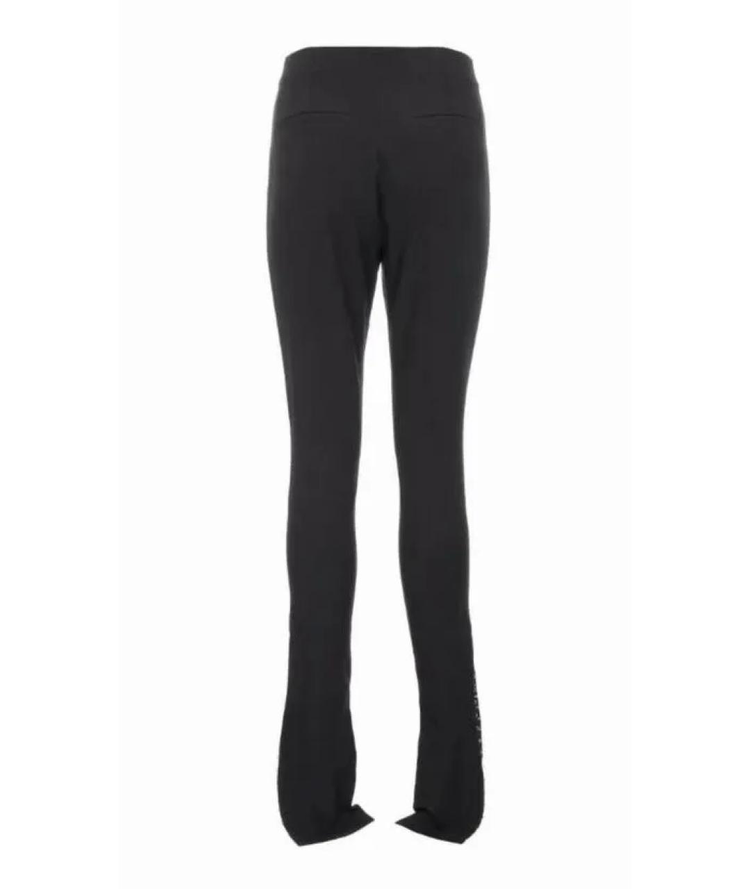 JACQUEMUS Черные хлопковые брюки узкие, фото 6