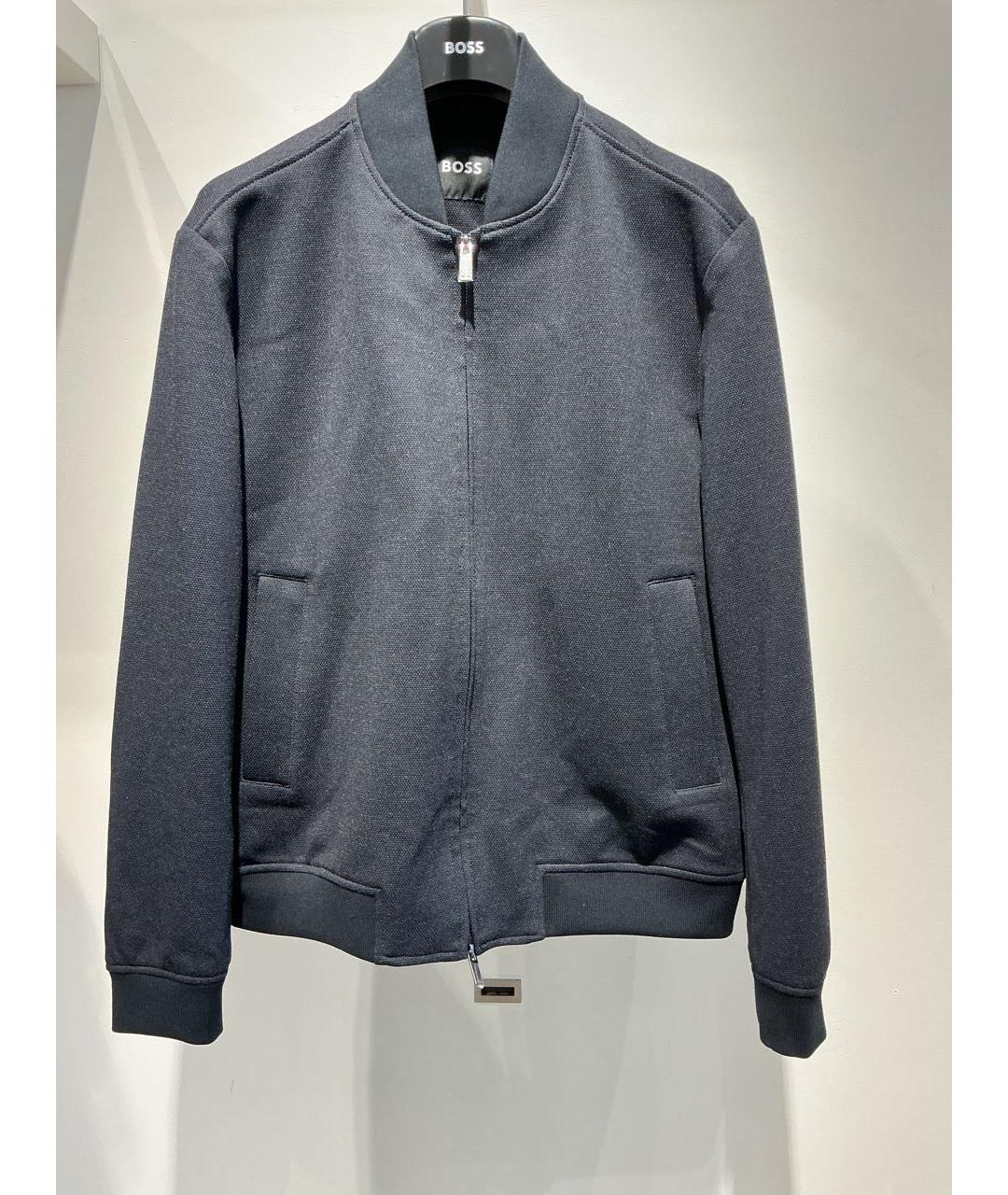 HUGO BOSS Синяя полиэстеровая куртка, фото 4