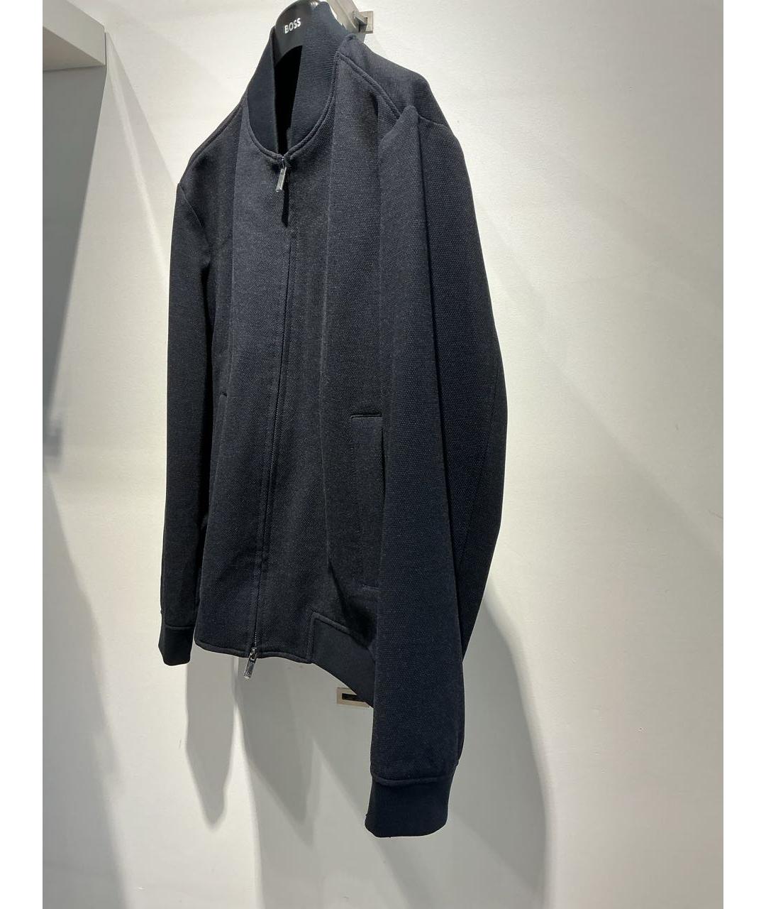HUGO BOSS Синяя полиэстеровая куртка, фото 2