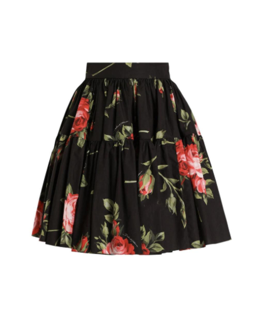 DOLCE&GABBANA Черный хлопковый костюм с юбками, фото 6