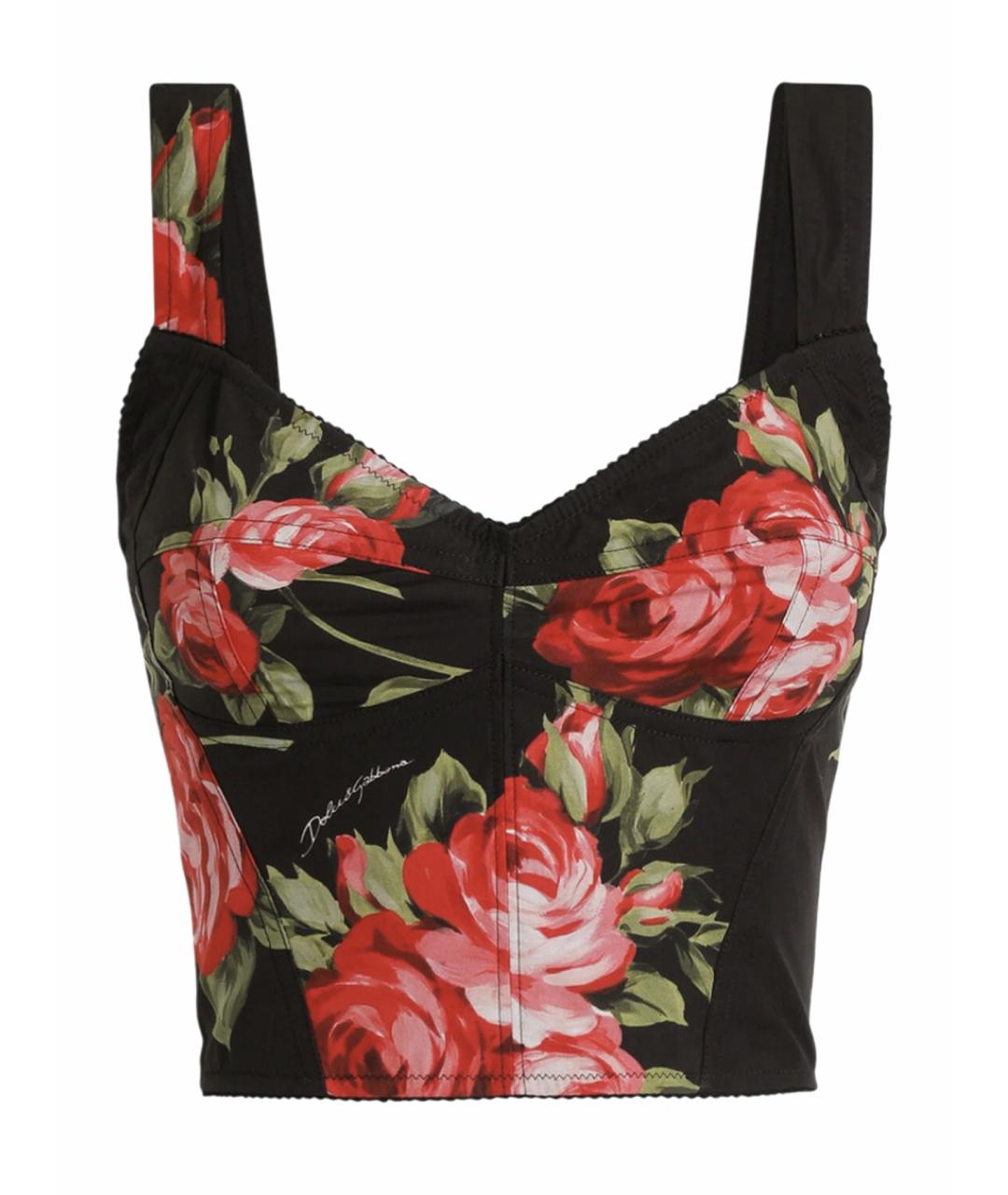 DOLCE&GABBANA Черный хлопковый костюм с юбками, фото 7