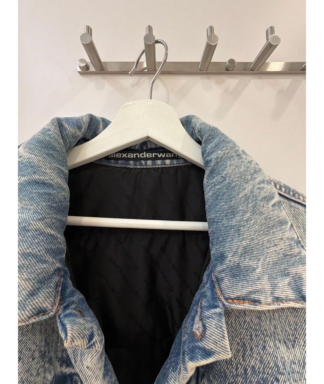 ALEXANDER WANG Голубая деним куртка, фото 3