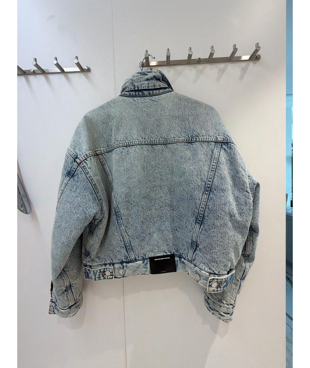 ALEXANDER WANG Голубая деним куртка, фото 2
