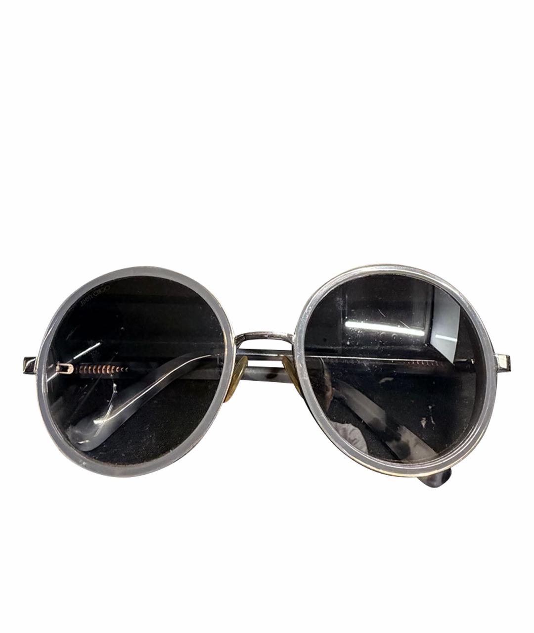 JIMMY CHOO Фиолетовые пластиковые солнцезащитные очки, фото 1