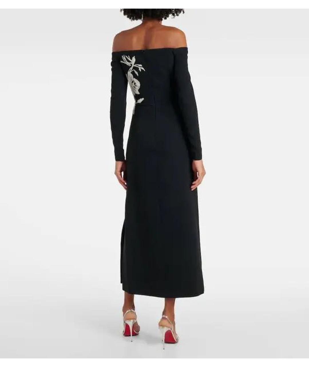 ELIE SAAB Черное вискозное вечернее платье, фото 4