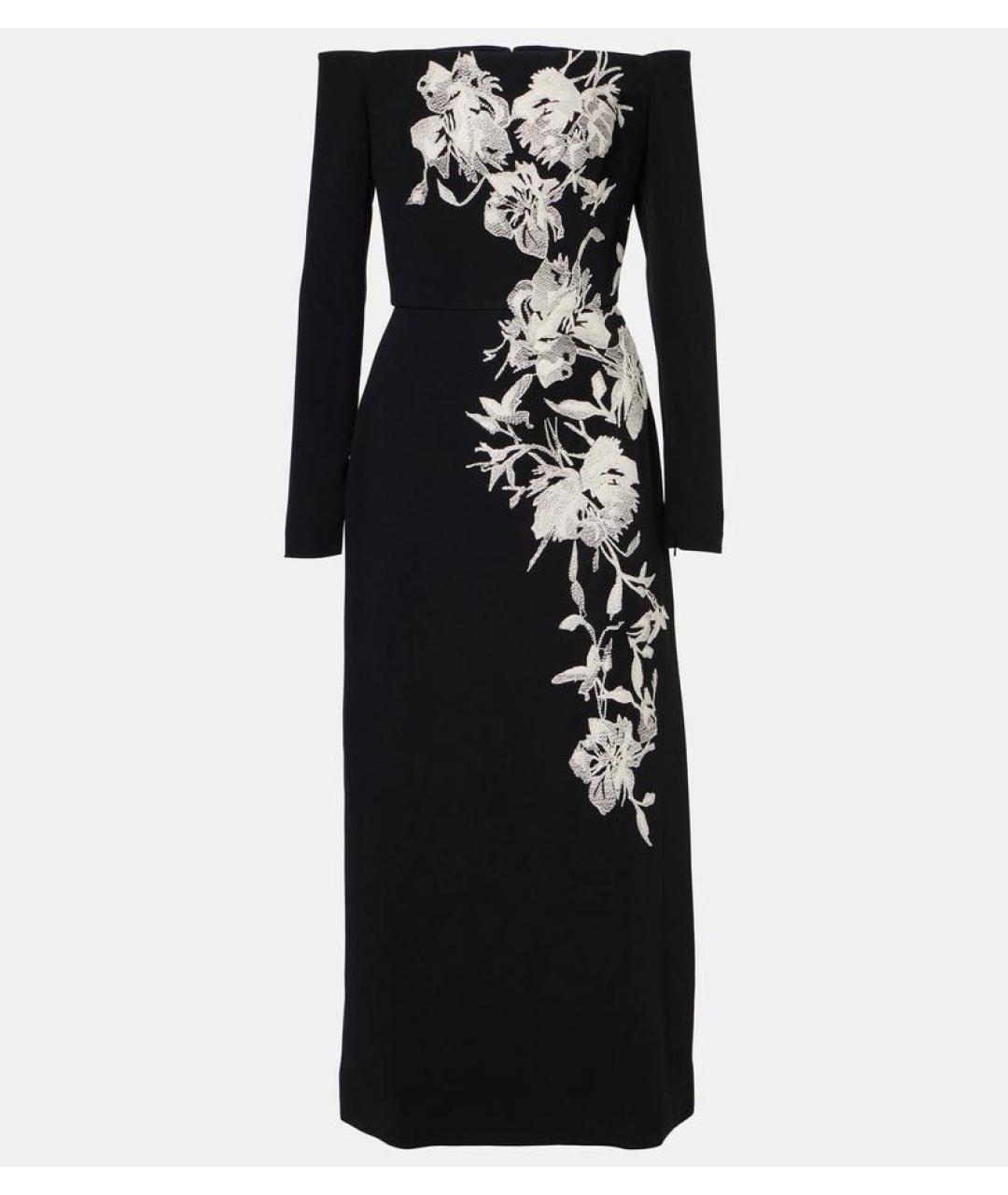 ELIE SAAB Черное вискозное вечернее платье, фото 3
