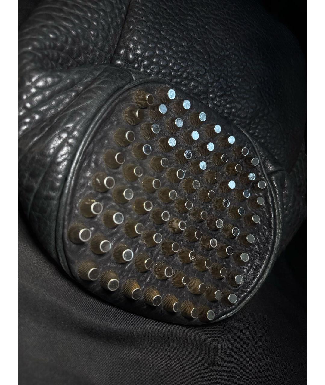 ALEXANDER WANG Черная кожаная сумка через плечо, фото 3