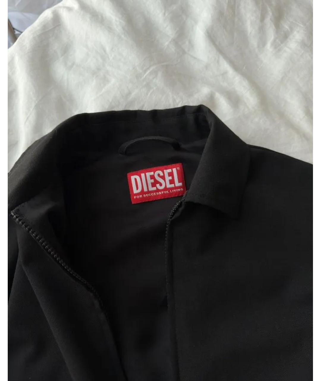 DIESEL Черная шерстяная куртка, фото 3