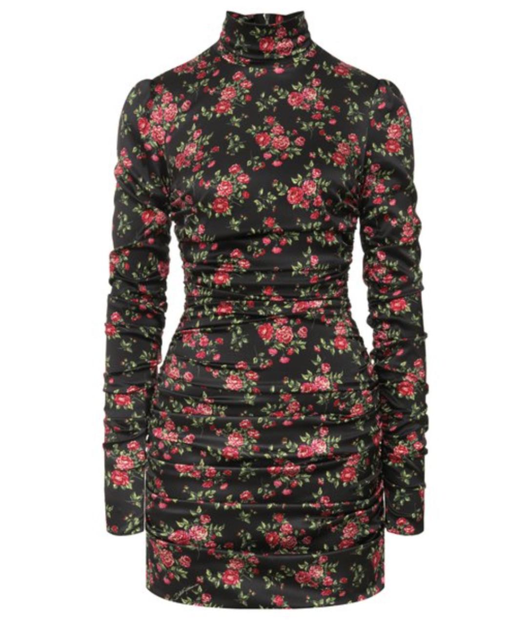 DOLCE&GABBANA Черное шелковое вечернее платье, фото 3