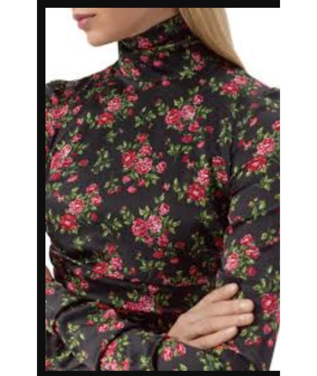 DOLCE&GABBANA Черное шелковое вечернее платье, фото 2