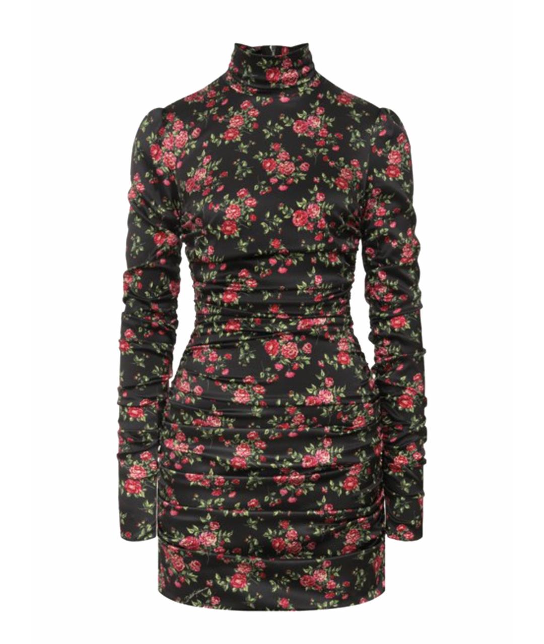DOLCE&GABBANA Черное шелковое вечернее платье, фото 1