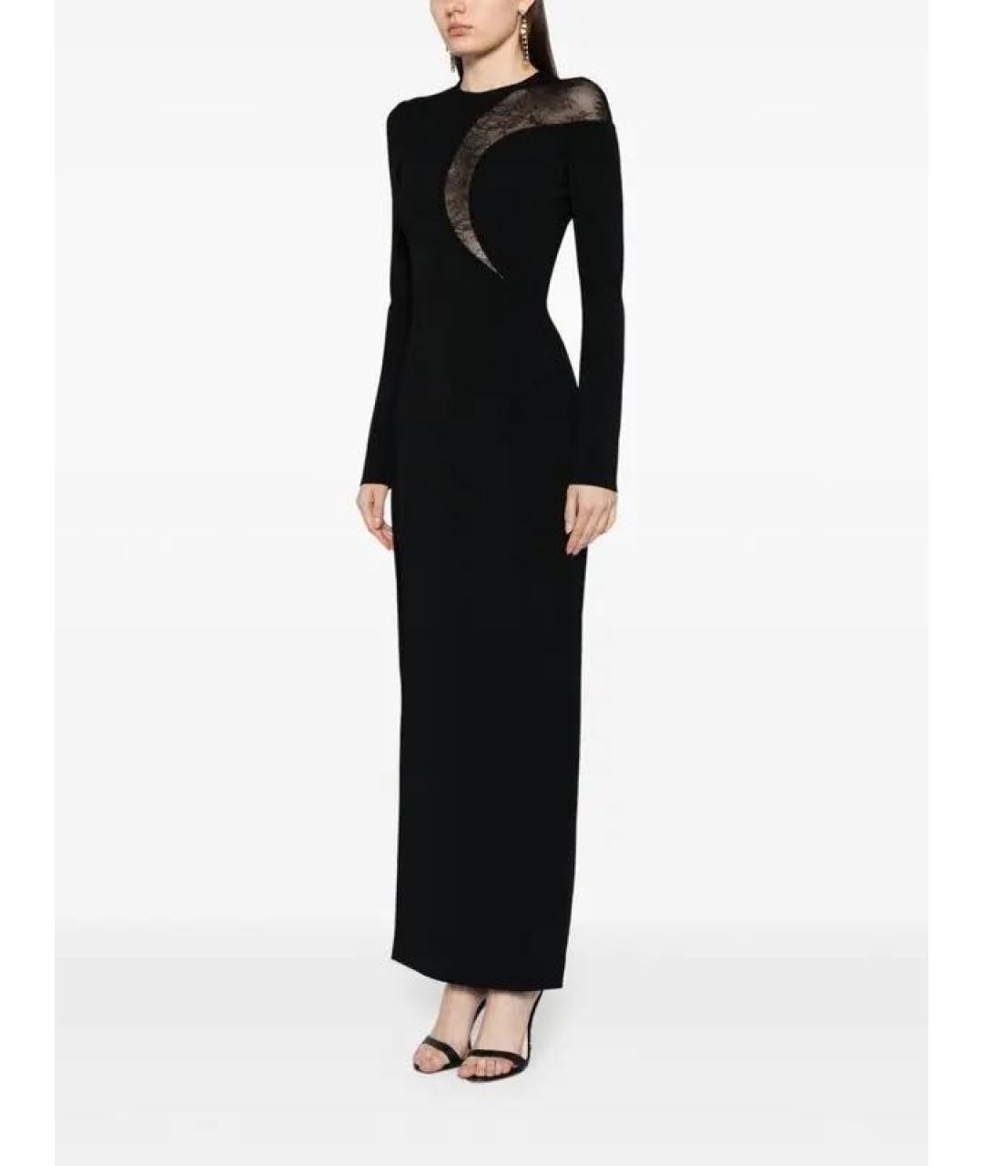 ELIE SAAB Черное вискозное вечернее платье, фото 5