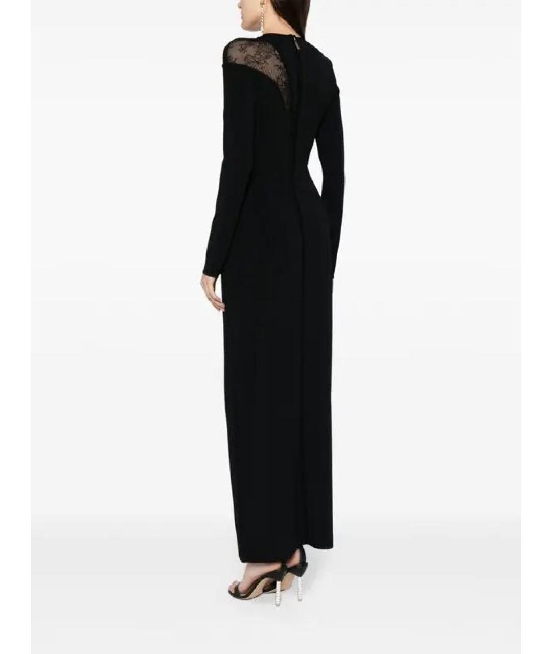 ELIE SAAB Черное вискозное вечернее платье, фото 2