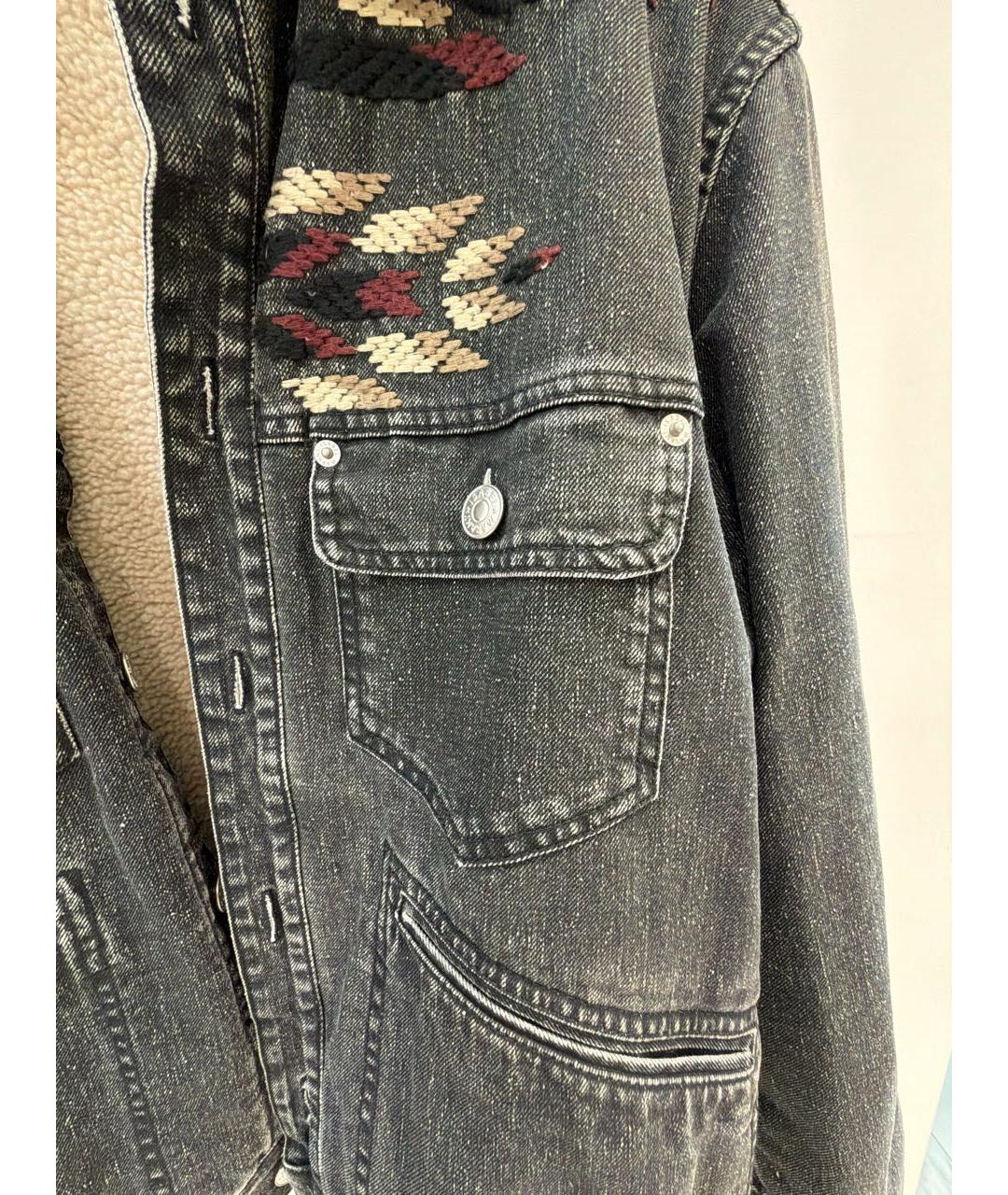 ISABEL MARANT ETOILE Серая деним куртка, фото 4