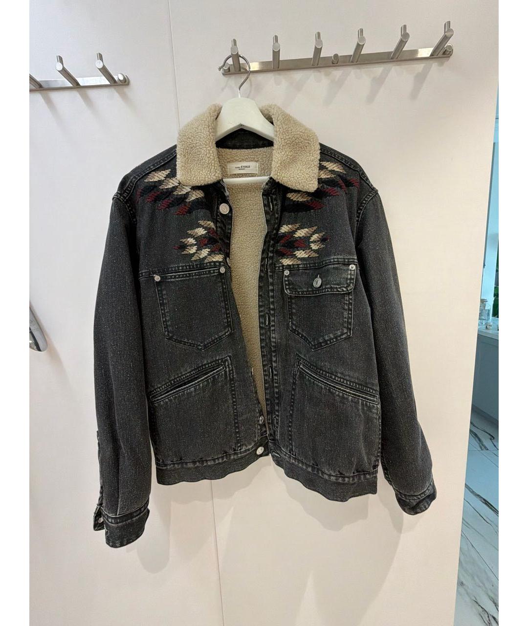 ISABEL MARANT ETOILE Серая деним куртка, фото 5