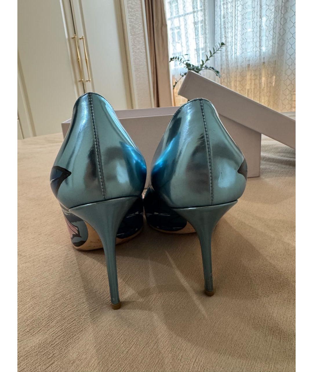 CHRISTIAN DIOR Мульти кожаные туфли, фото 7