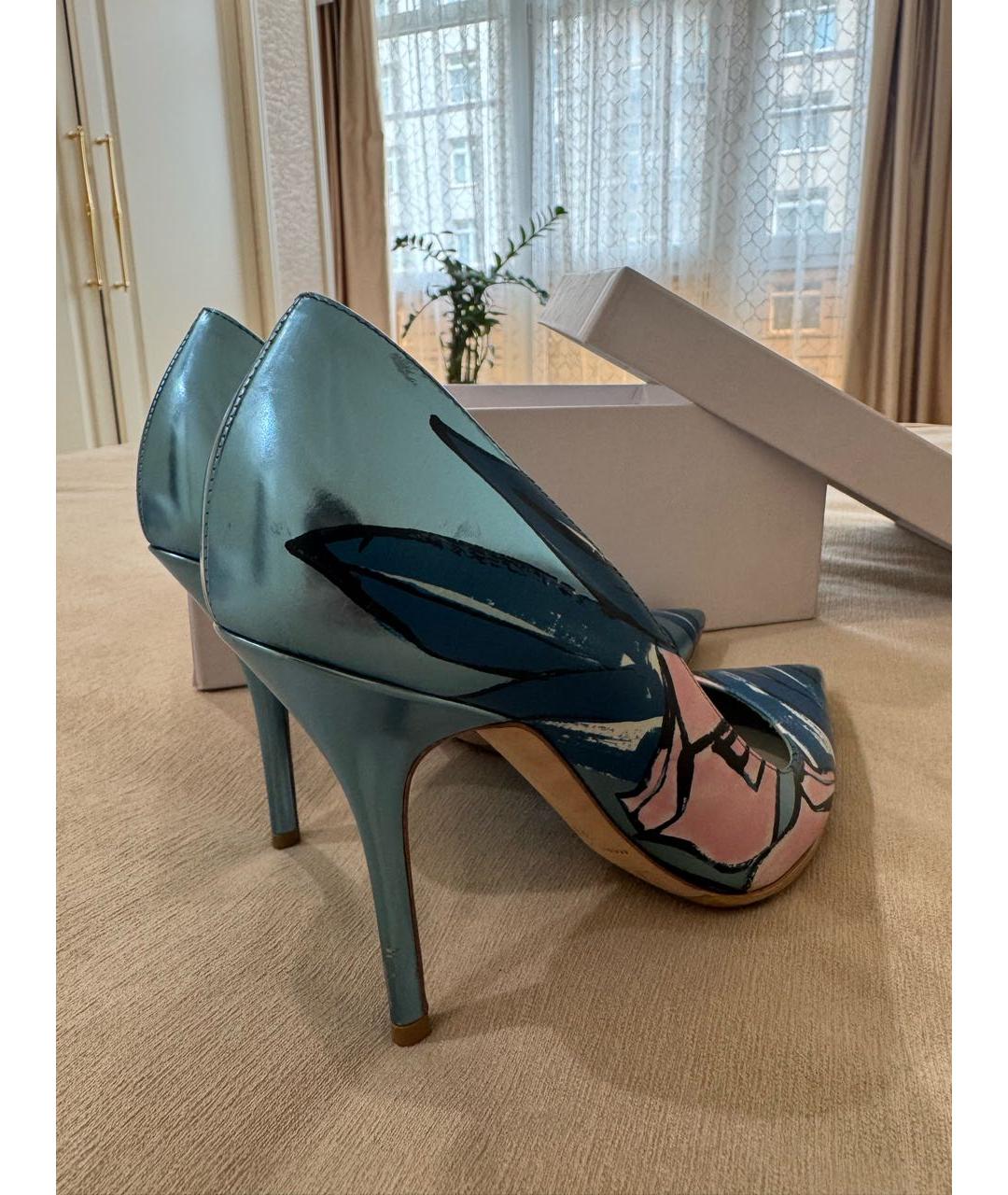 CHRISTIAN DIOR Мульти кожаные туфли, фото 6