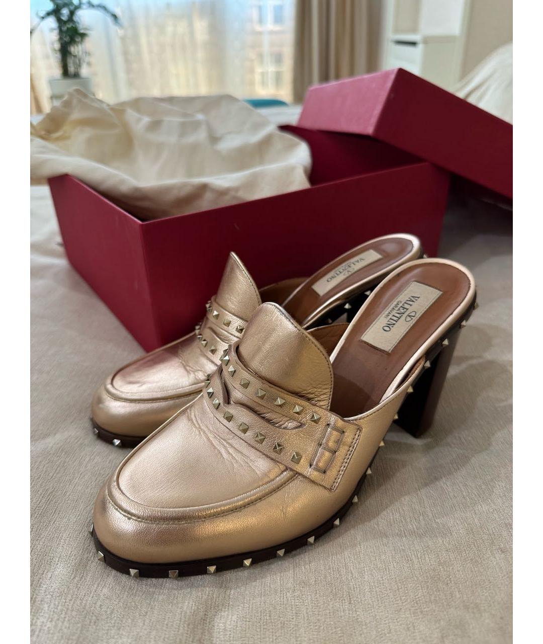 RED VALENTINO Кожаные сабо, фото 7