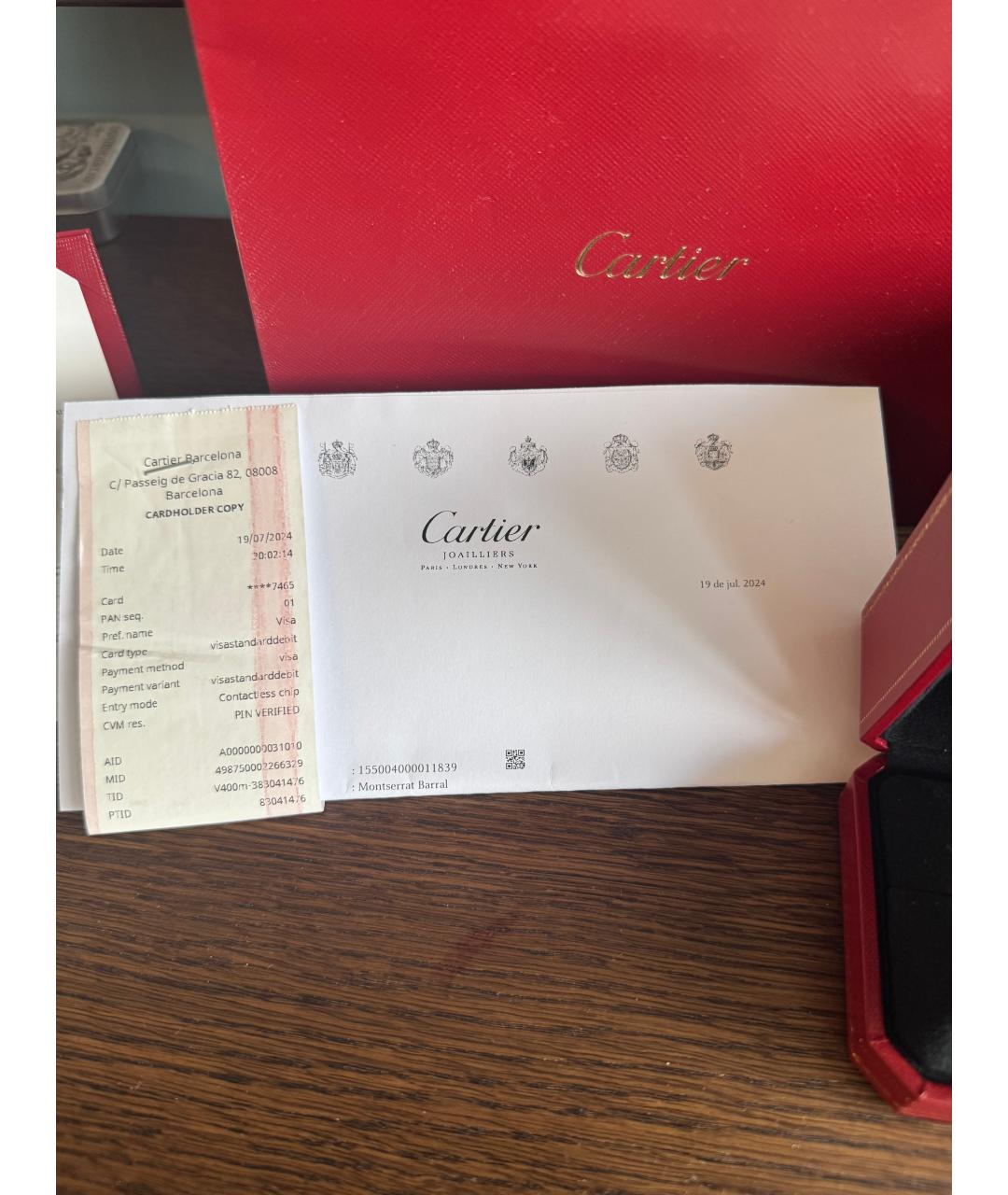 CARTIER Розовое кольцо из розового золота, фото 3