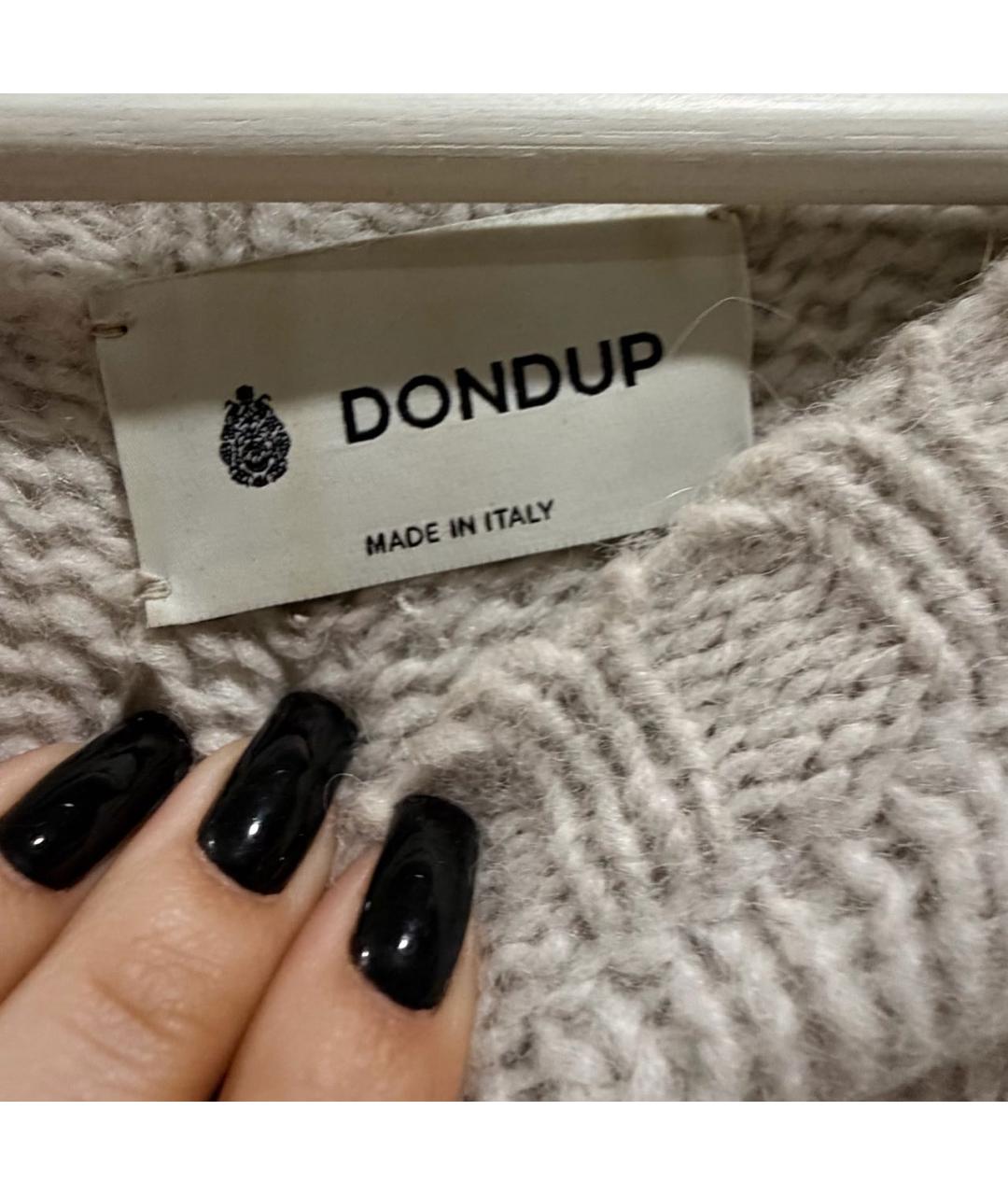 DONDUP Серый шерстяной джемпер / свитер, фото 3