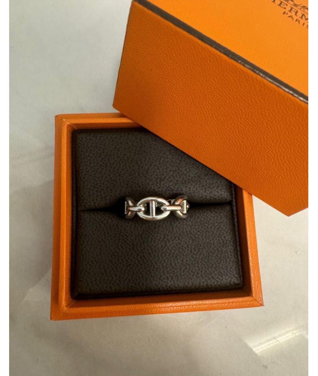 HERMES Серебряное кольцо, фото 3