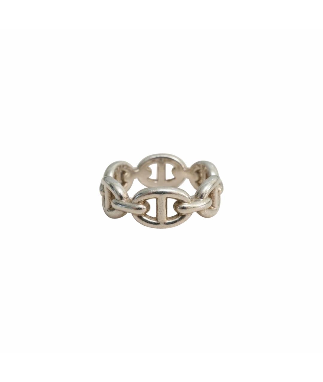 HERMES Серебряное кольцо, фото 4