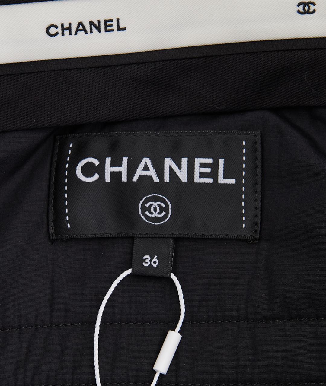 CHANEL Коричневые хлопковые прямые брюки, фото 8