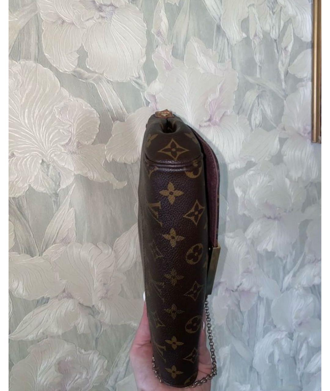 LOUIS VUITTON Коричневая сумка с короткими ручками, фото 8
